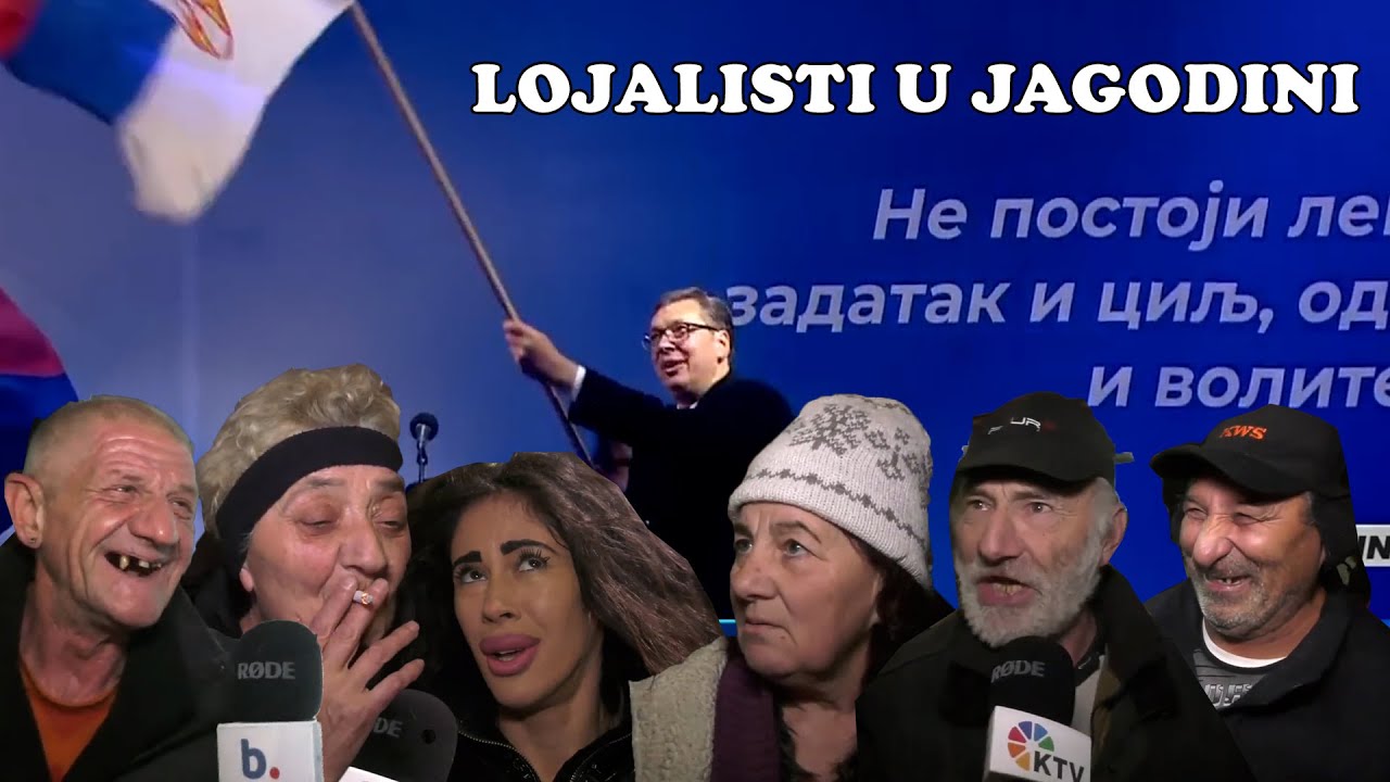 Sunovrat inteligencije Vučićevih lojalista u Jagodini 😂