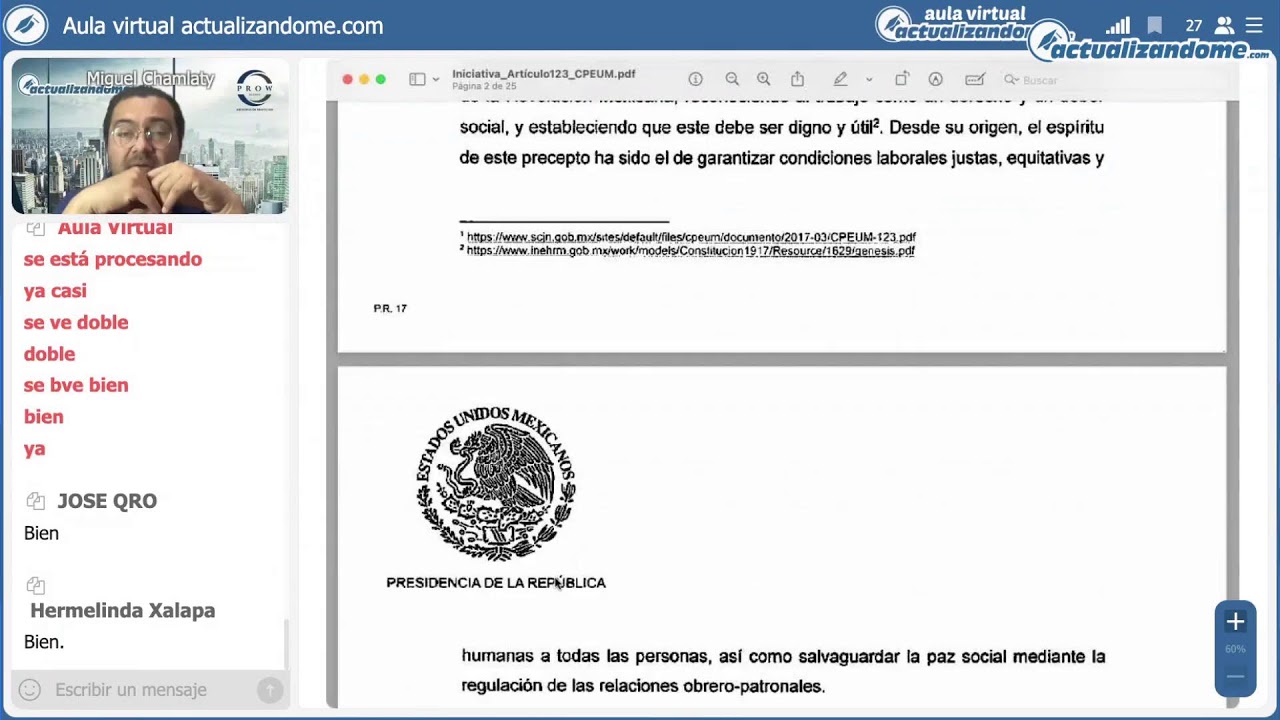 La Hora AMCPMX – Iniciativa 40 Horas – #BarraActualizandome