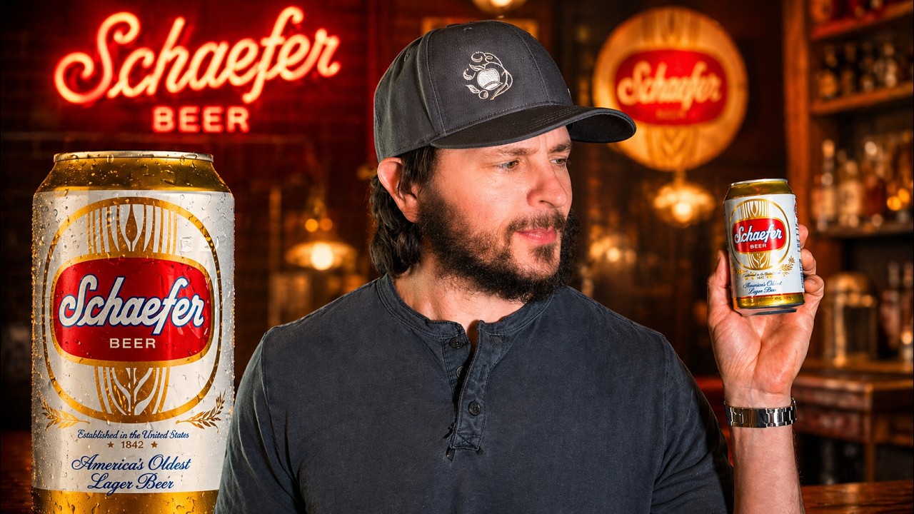 I Tried America's Oldest Lager Beer - Schaefer!