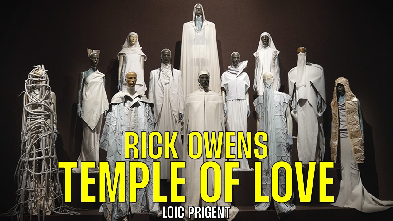 RICK OWENS! L'EXPO ÉVÈNEMENT DE L'ANNÉE! DÉCOUVREZ LES COULISSES DE SON TEMPLE DE L'AMOUR!