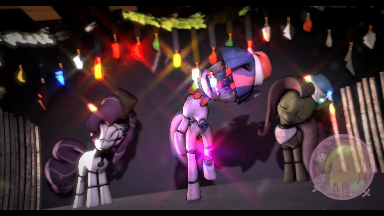 [MLP] [SFM] [FNAP] JT MUSIC - Merry FNAF Christmas // PMV // WARNING: FLASHING LIGHTS