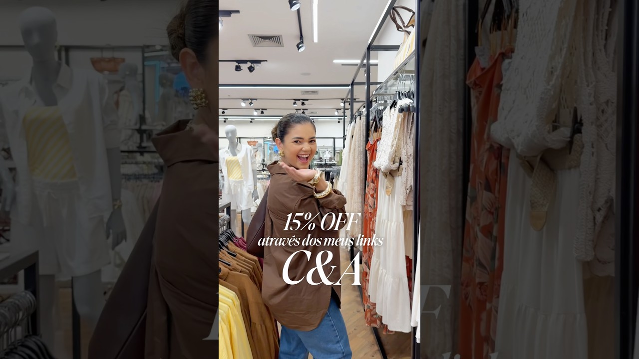 15%OFF NA CEA SEM MINJMK DE COMPRA ATRAVÉS DOS MEUS LINKS 🤭