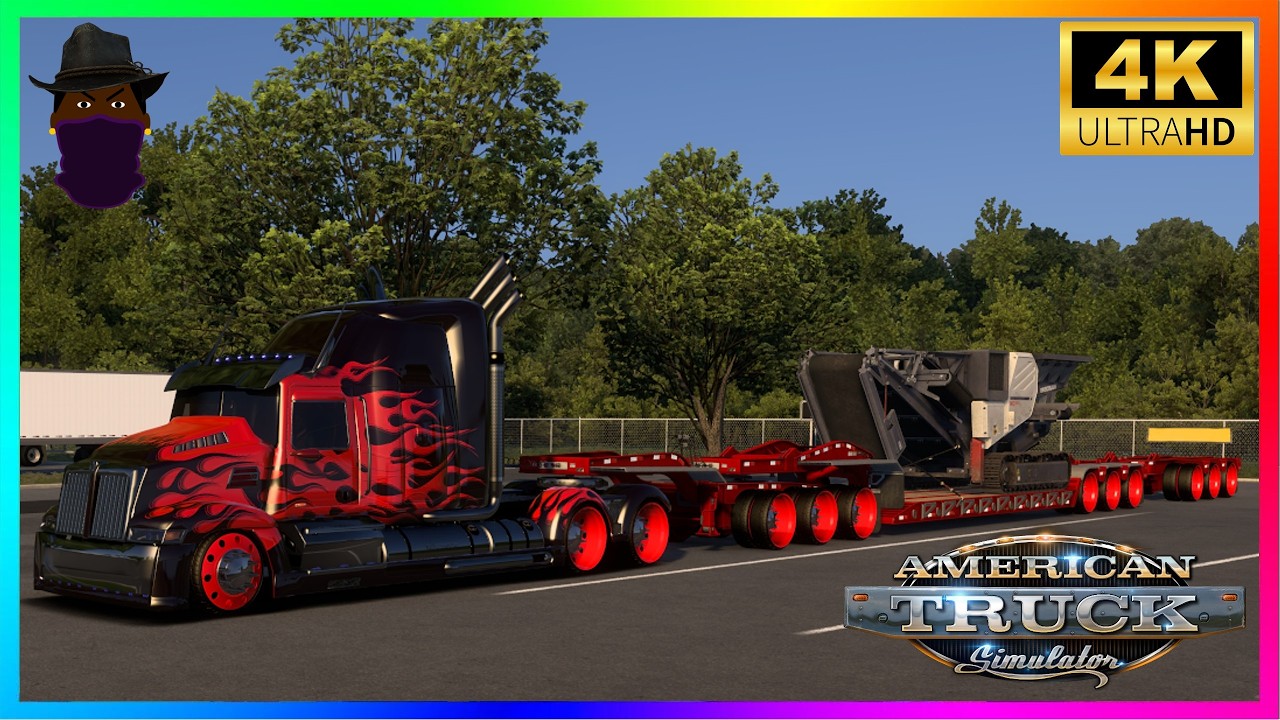 American Truck Simulator Delivery Mobile Crusher Oversize Straight Pipe (158) 2026 🎮 ⁴ᴷ⁶⁰