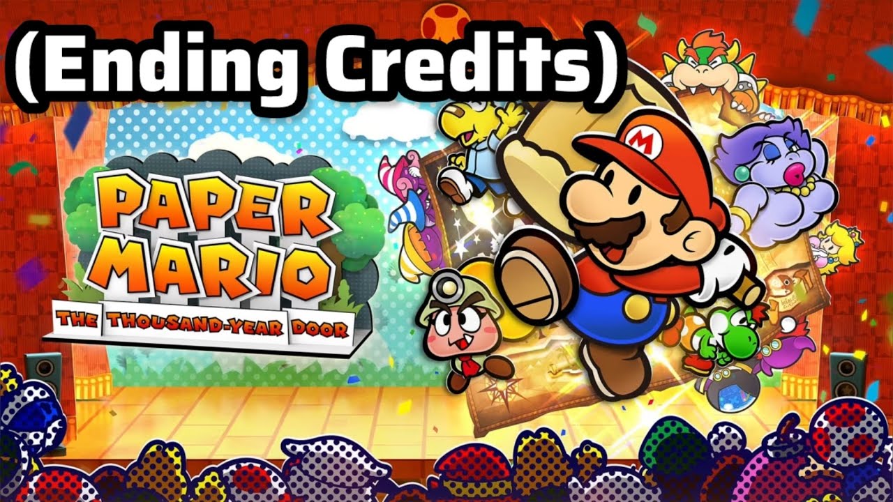 Paper Mario The Thousand Year Door for Nintendo switch ending credits