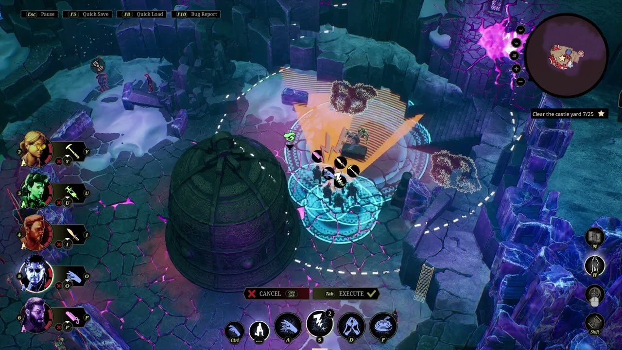Sumerian Six, Level 10 (Cedar Forest) last section + ending cinematics + credits (hard difficulty)