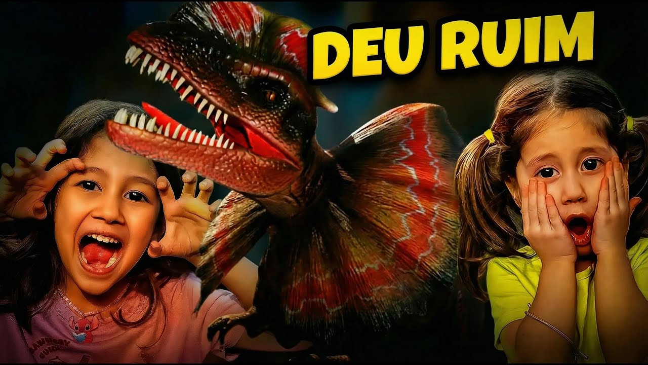 NÃO ERA PRA ISSO TER ACONTECIDO NO PARQUE DOS DINOSSAUROS#desenho #dinousaurus #videoinfantil