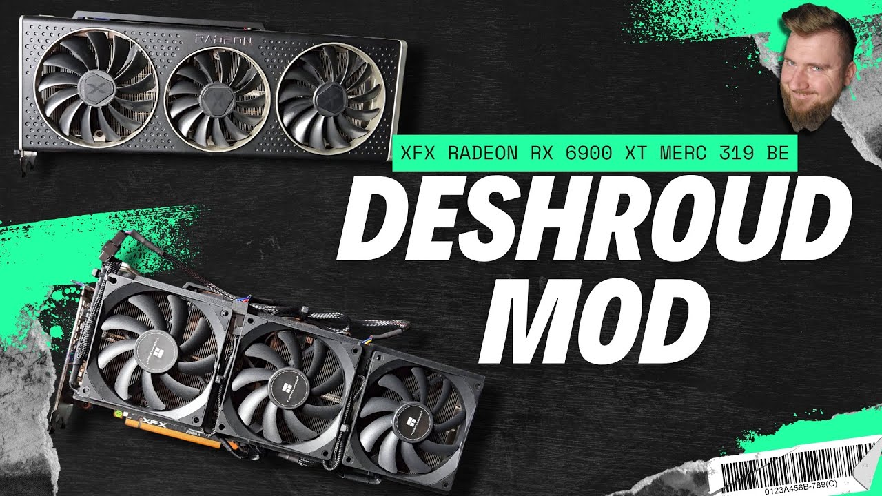 XFX Radeon RX 6900 XT Merc 319 Black Edition Deshroud Mod - Szokujące wyniki!🌡️🔥