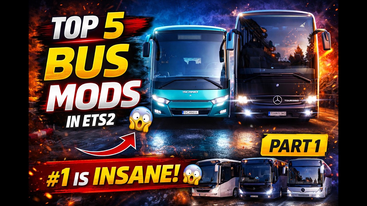 Best ETS2 Bus Mods You NEED to Download Right Now in 1.58  #eurotrucksimulator2 #realisticdriving