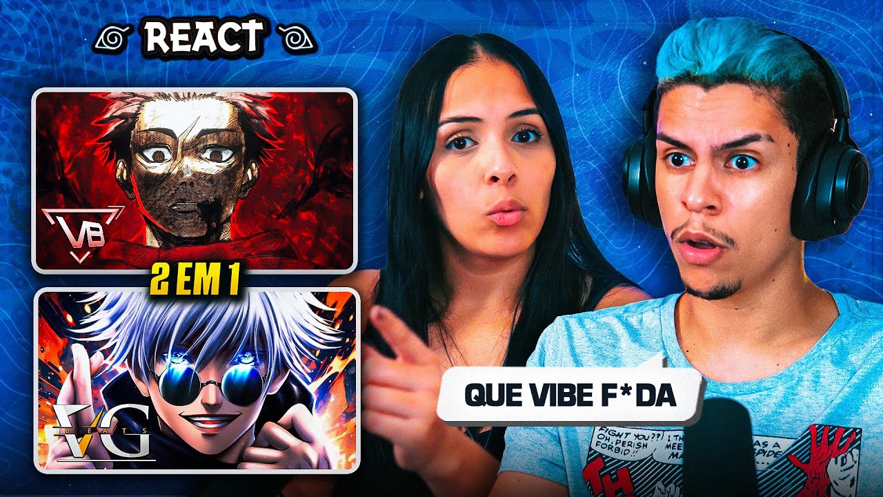2 EM 1 VITCH + VG BEATS: Colapso - Yuji Itadori + Rap do Satoru Gojo | [Casal Jounin React] 🔥
