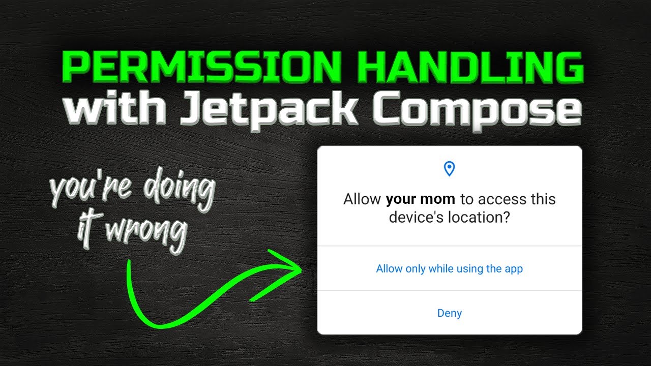 How to Do PROPER Permission Handling in Jetpack Compose - Android Studio Tutorial