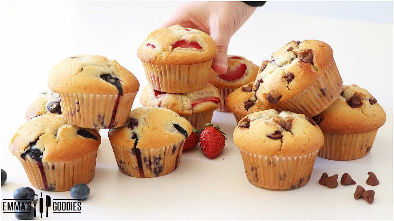 Make assorted Muffins USING 1 RECIPE | Easy Muffin Recipe