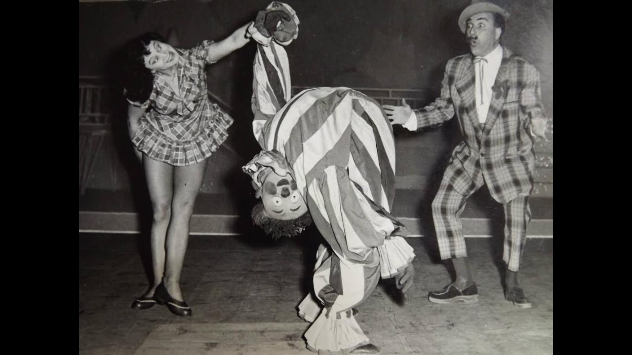 Trio Fergell, rag doll act (эксцентрика с куклой), slide-show, 1956-1960
