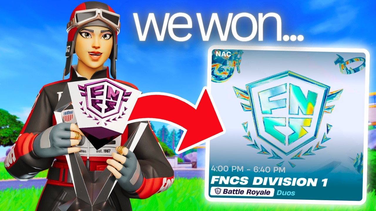 КАК МЫ ПРОШЛИ В 1-Й ДИВИЗИОН FNCS! 🏆 (МОЙ ЛУЧШИЙ FNCS)