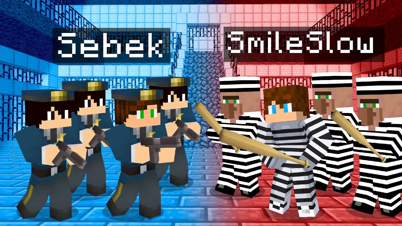 KOMISARIAT POLICJI vs WIĘŹNIOWIE w Minecraft!