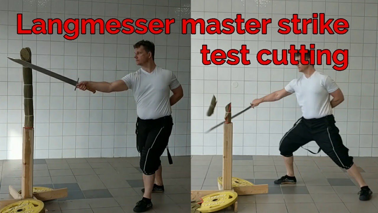 Langmesser master strike test cutting