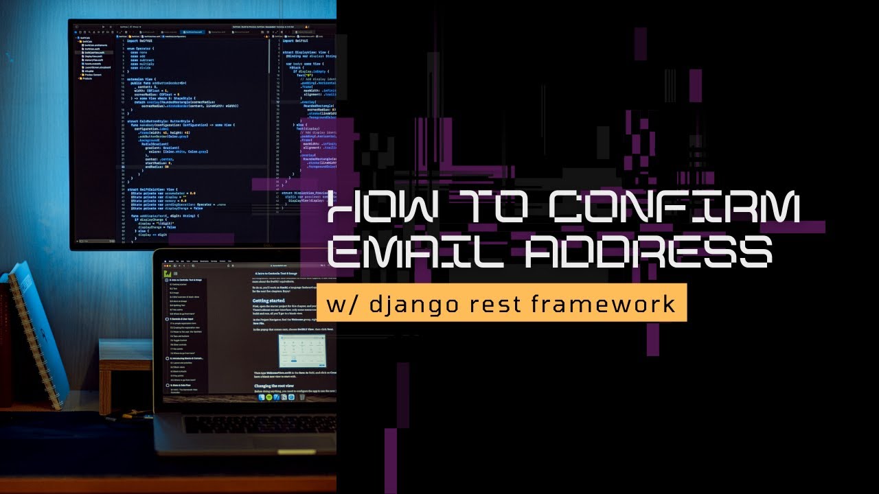 How to confirm email address with Django REST framework