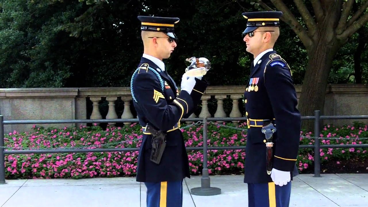 Inspection of the Guard of the Tomb of the Unknown Soldier