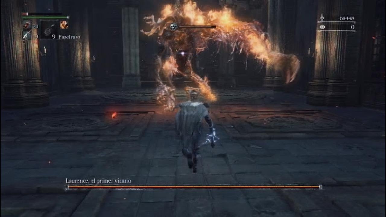 Laurence el primer vicario Bloodborne NG+11 no hit, no damage