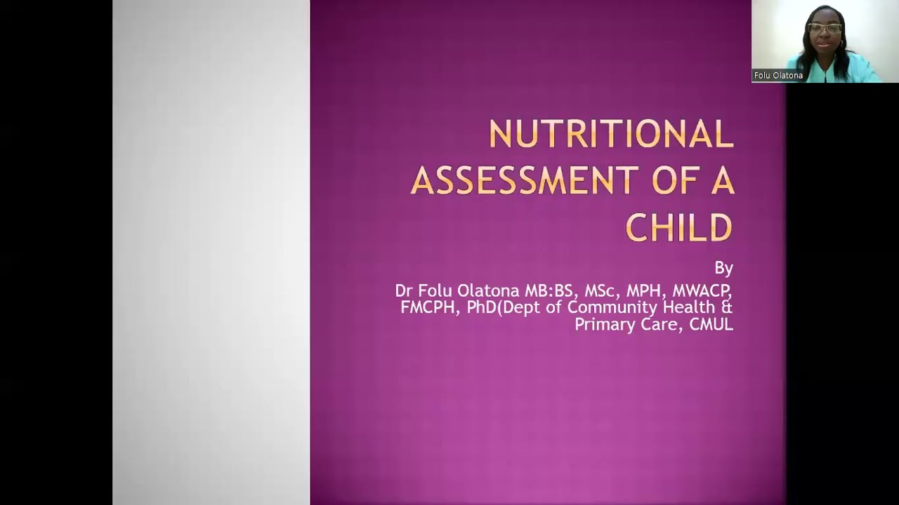 Assessment of Nutritional Status