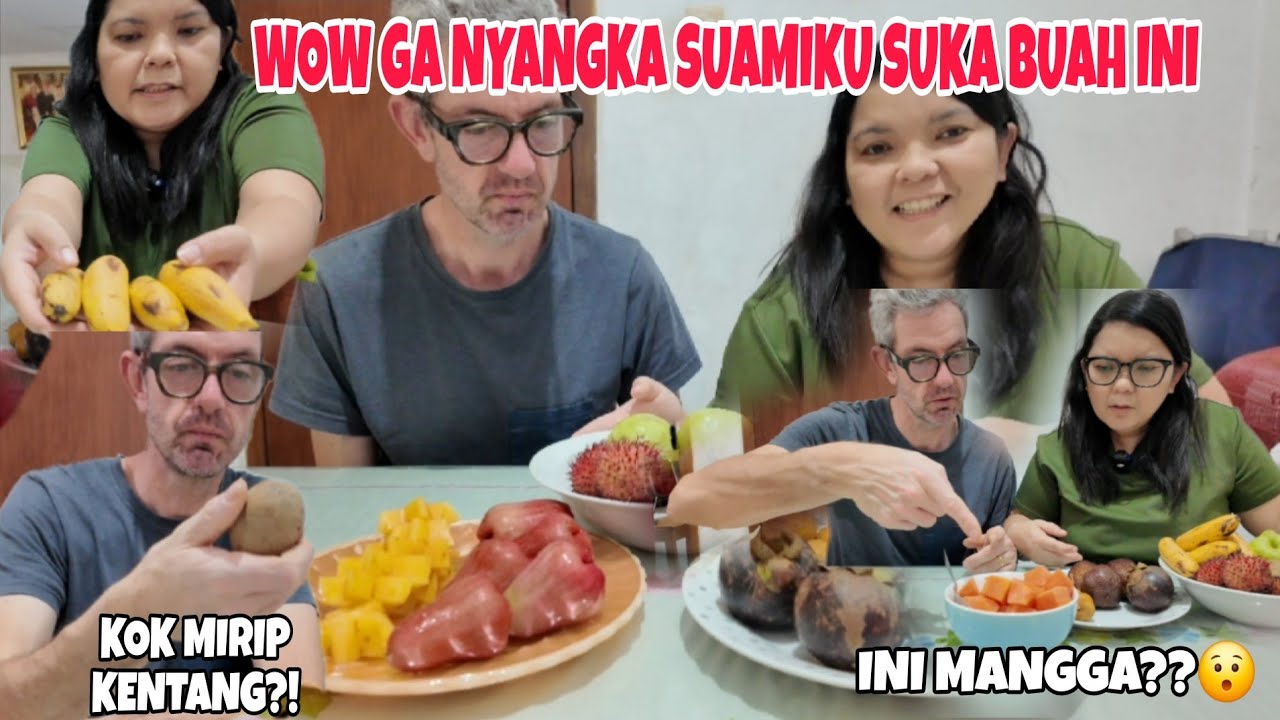 BELANJA BUAH-BUAHAN LANJUT REVIEW BUAH TROPIS YANG SUAMIKU BELUM PERNAH MAKAN SEBELUMNYA #dailyvlog 