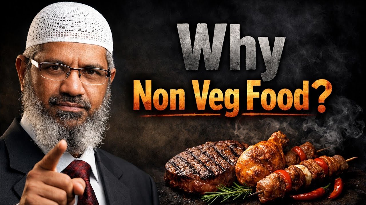 Why Non-Veg Food? The Islamic Perspective | Dr Zakir Naik @thedeenjourneyofficial 