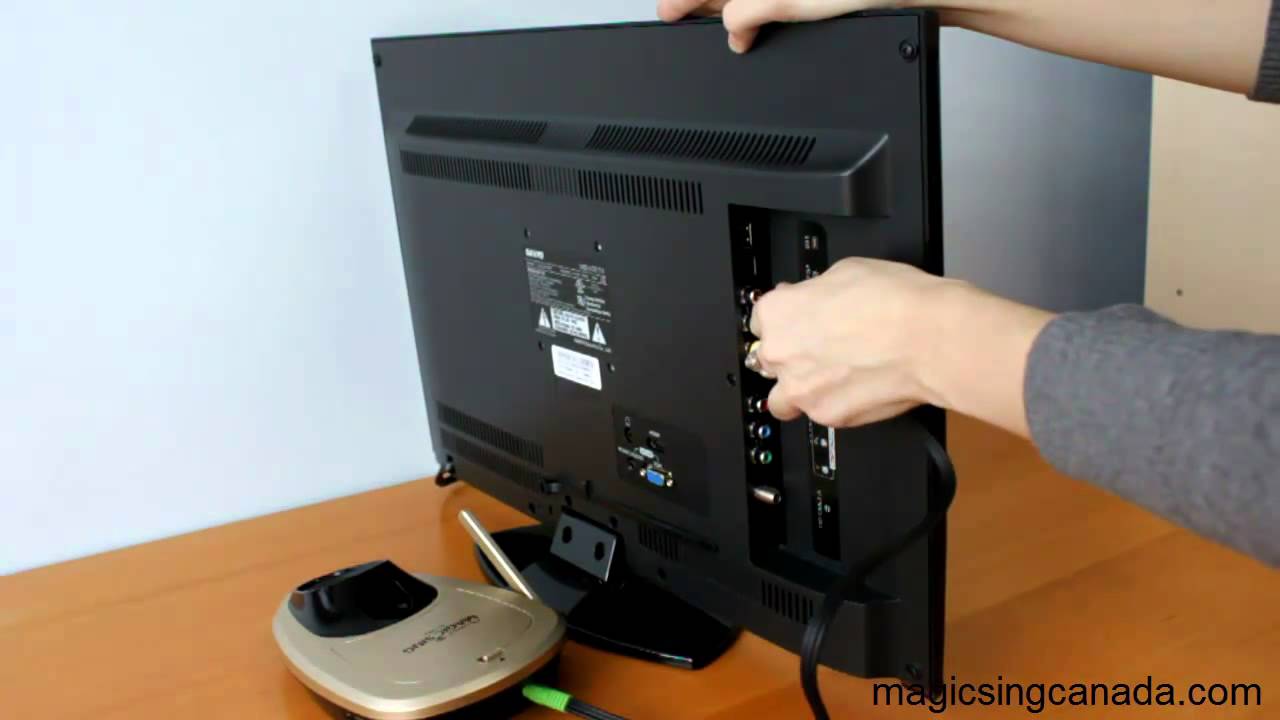 Installing Magic Sing ET19KV  to a TV