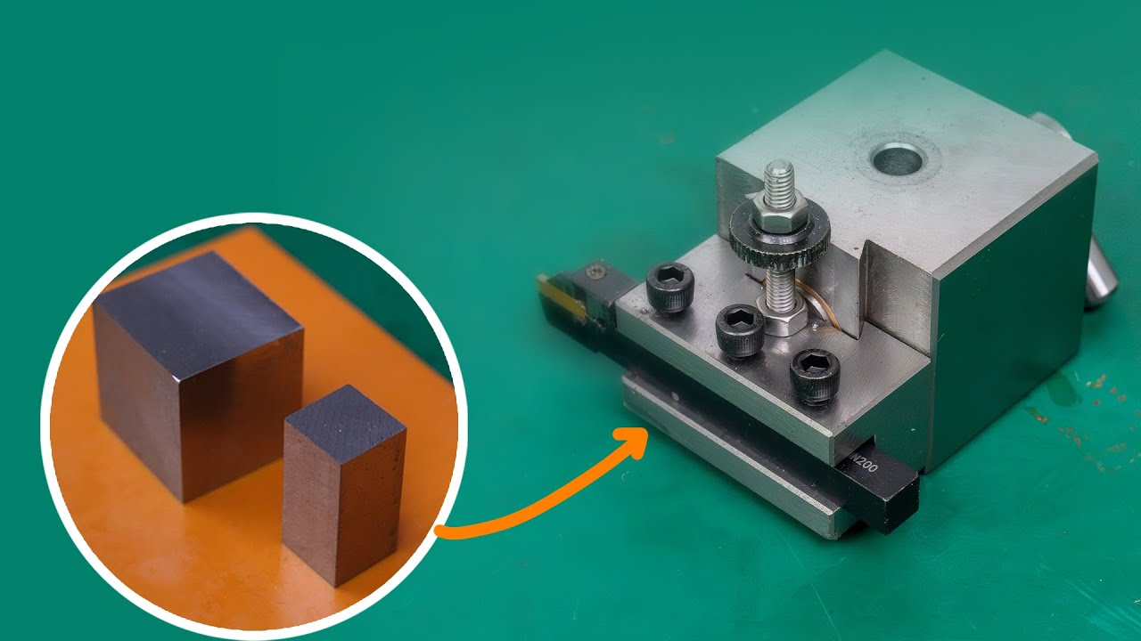 Upgrading my  mini lathe with a DIY Quick Change Tool Post