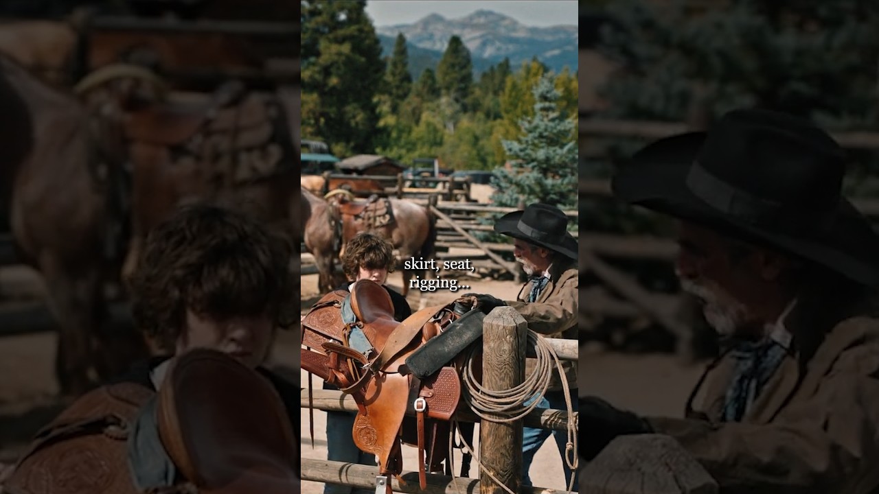 Learning how to saddle a horse | Yellowstone