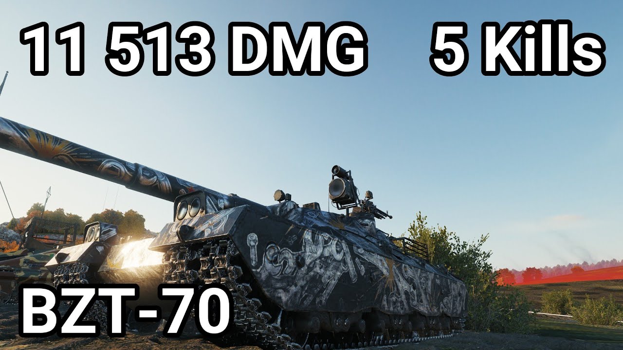 BZT-70 11.5K DAMAGE! This Tank is a Monster