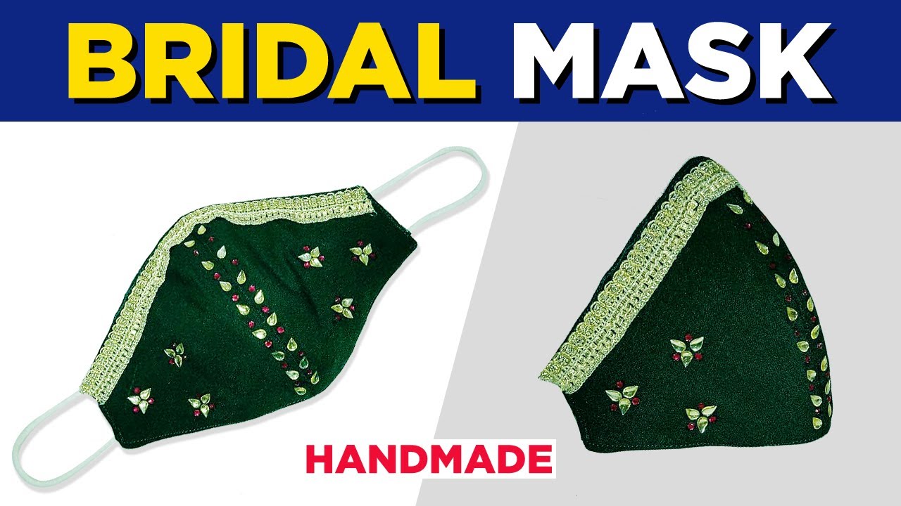 Make a Bridal Mask at Home | Wedding Mask | Face Mask | DIY Covid19 Mask Tutorial | Save Yourself
