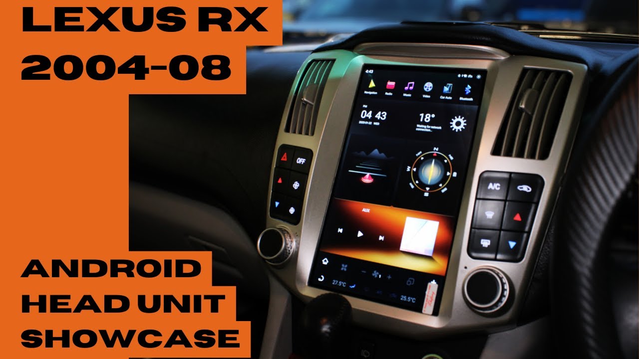 Lexus RX | 2004-08 | Tesla Style Android Head Unit Showcase