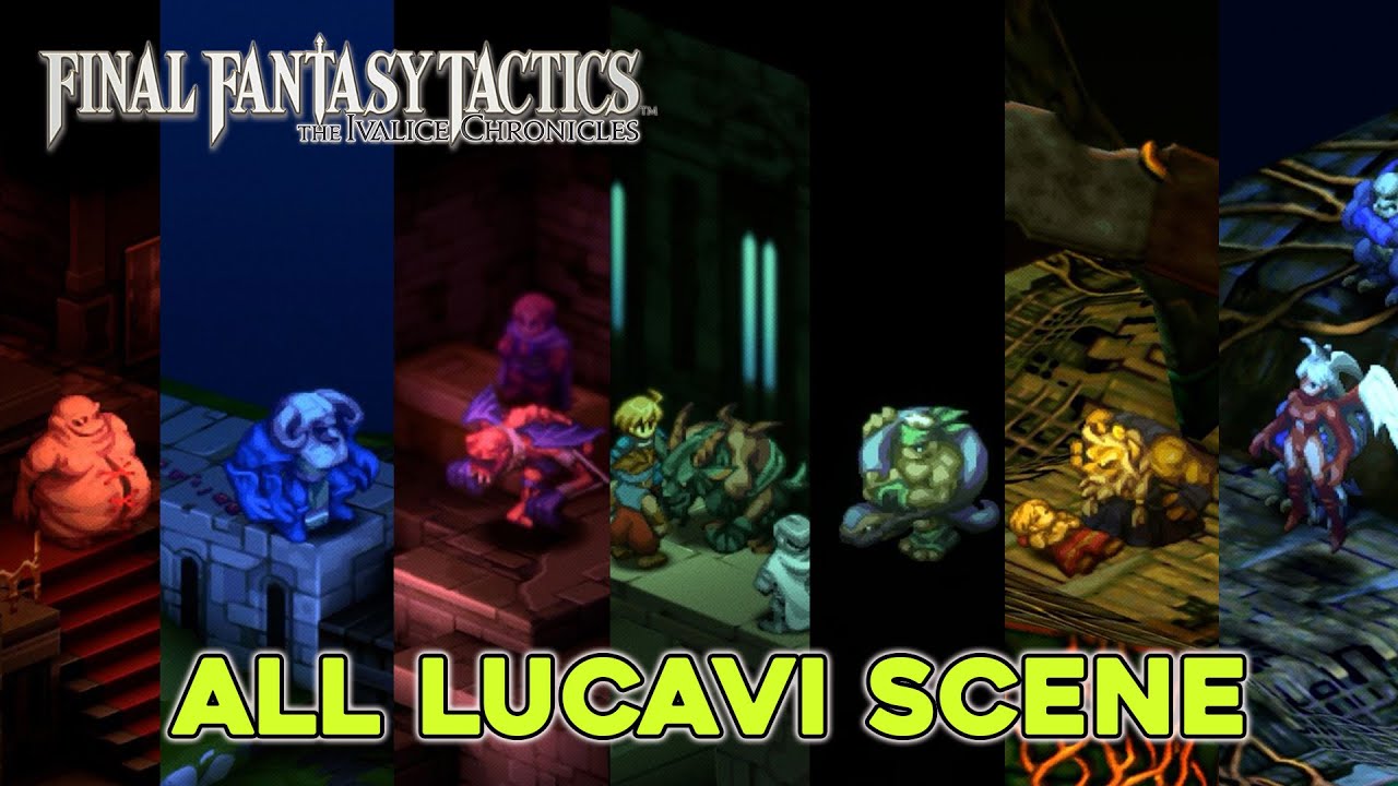 Final Fantasy Tactics the Ivalice Chronicles All Lucavi Transformation Scene