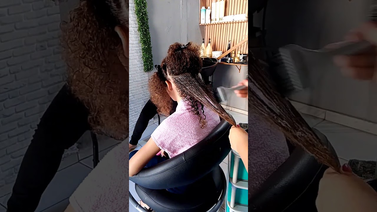 como alisar um cabelo crespo de primeira? 