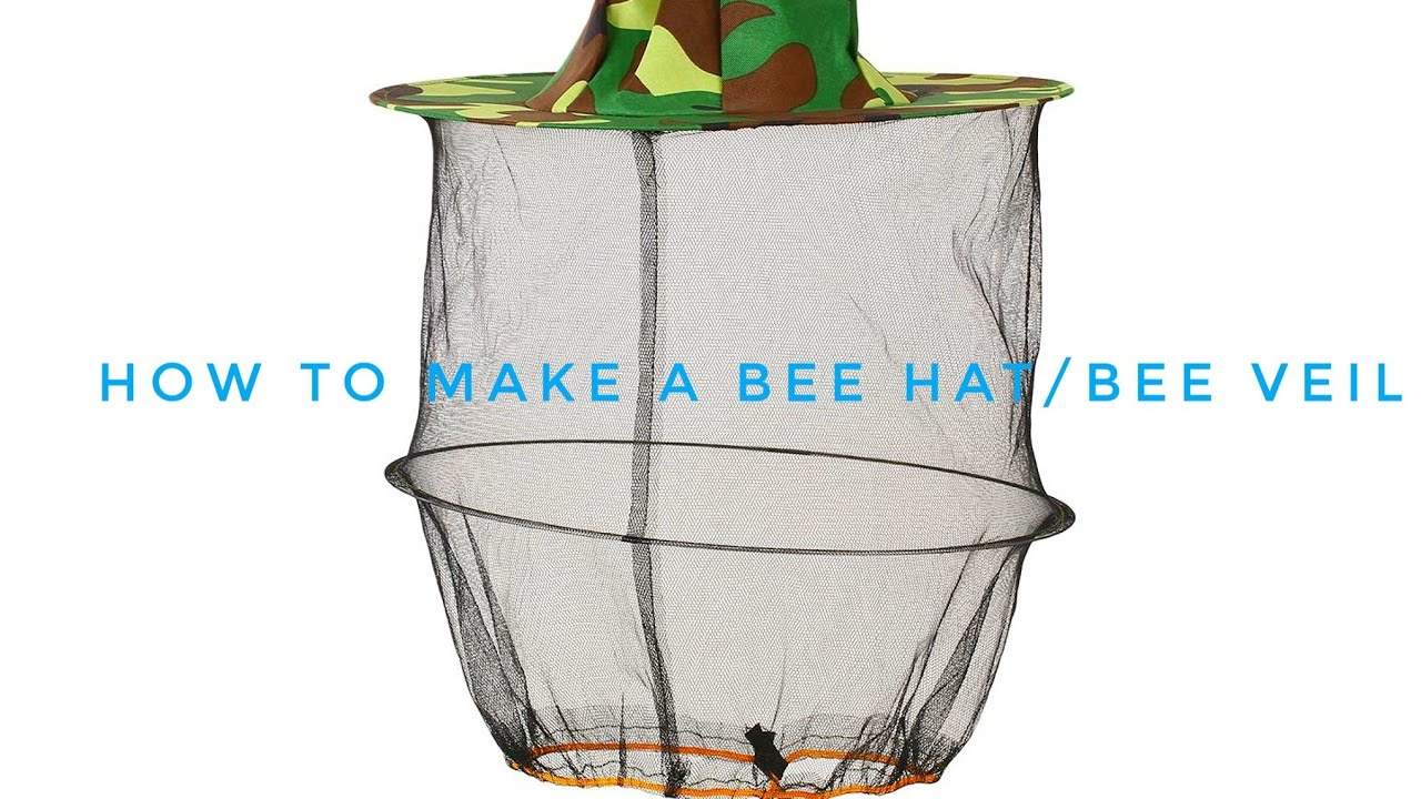 🌎 How to make a bee hat/ bee veil  DIY bee hat (beekeeping in Jamaica)