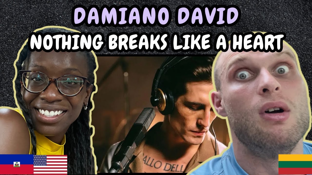 REACTION TO Damiano David - Nothing Breaks Like a Heart (Music Video) | FIRST TIME HEARING