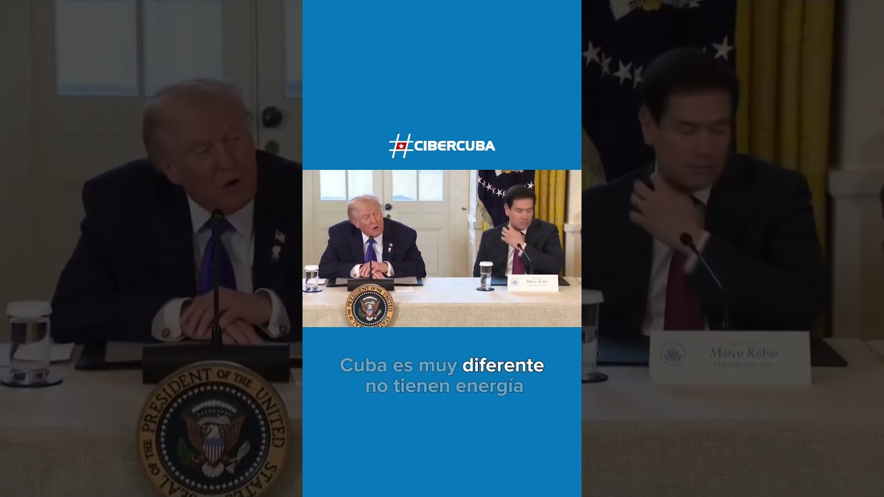 🛑 &Uacute;LTIMA HORA: Trump habla de Cuba tras reuni&oacute;n con petroleras &mdash; &ldquo;Cuba est&aacute; en muy mala forma&rdquo;
