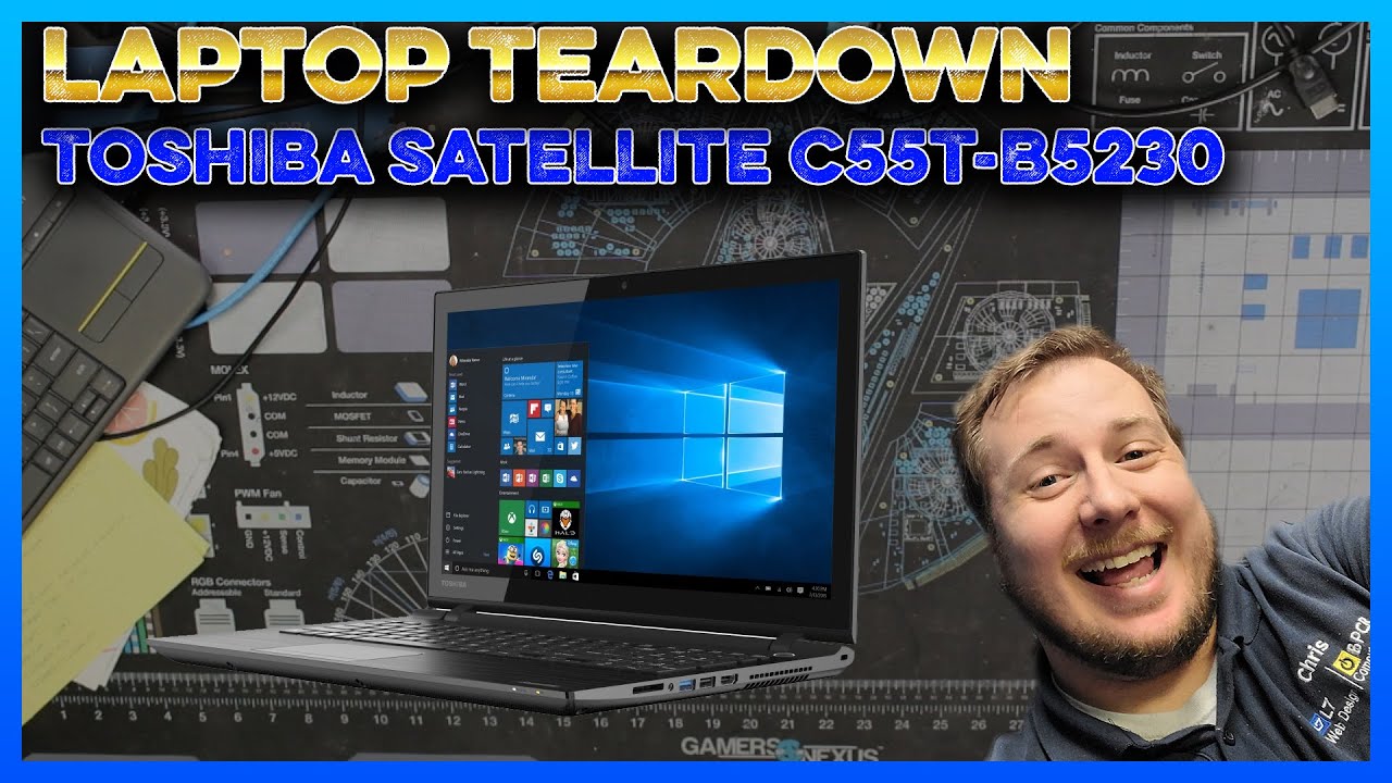 Laptop Teardown - Toshiba Satellite C55T-B5230