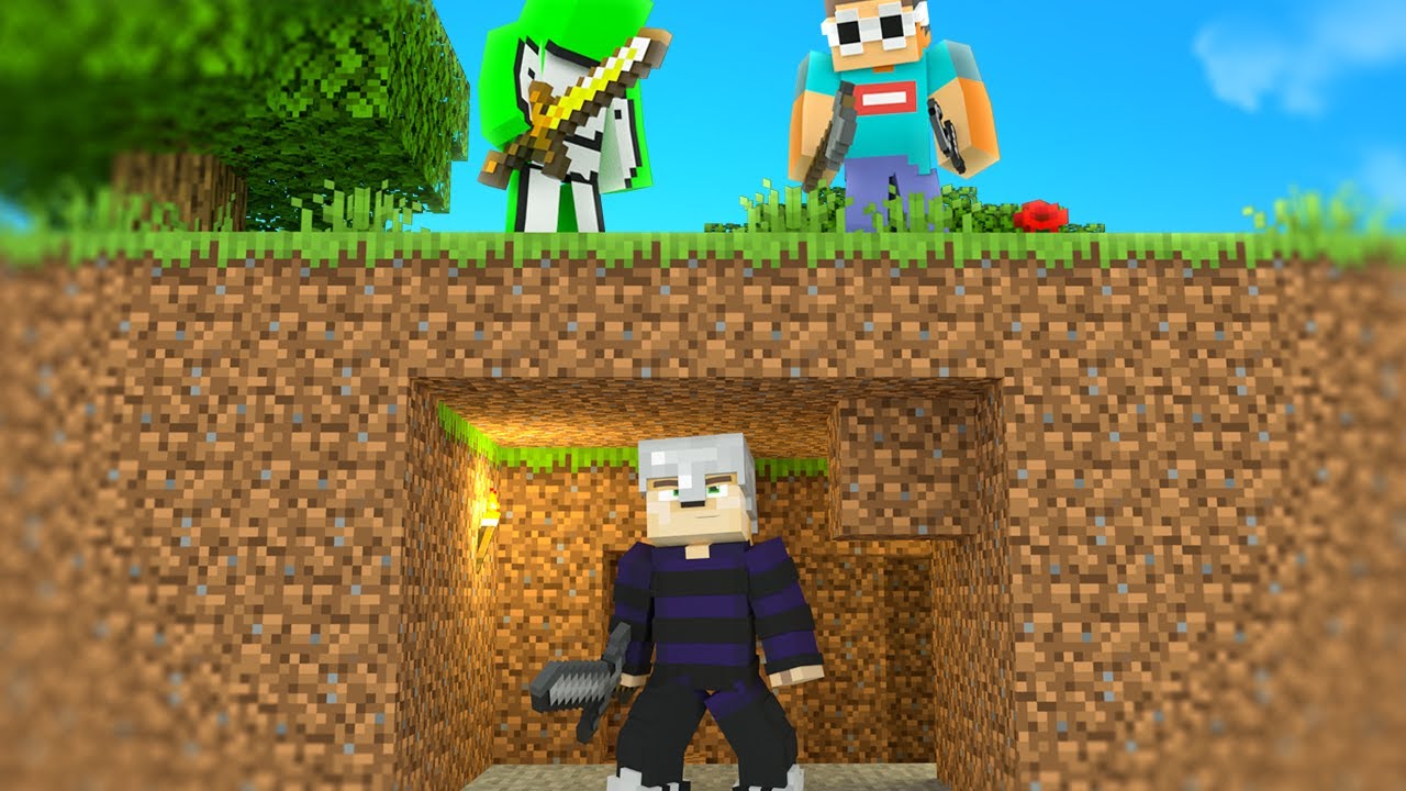 NEXE vs 2 ŁOWC&Oacute;W (Minecraft Speedrun)