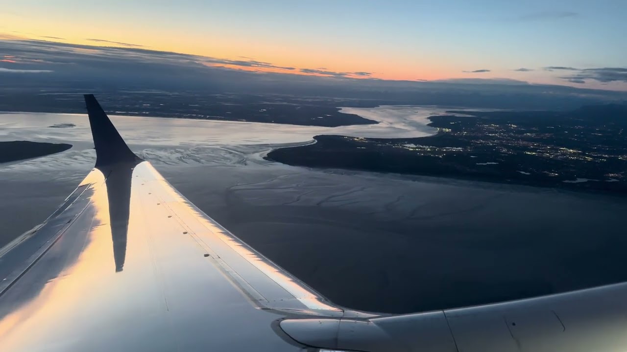 United 737 MAX 9 Takeoff from Anchorage (ANC)