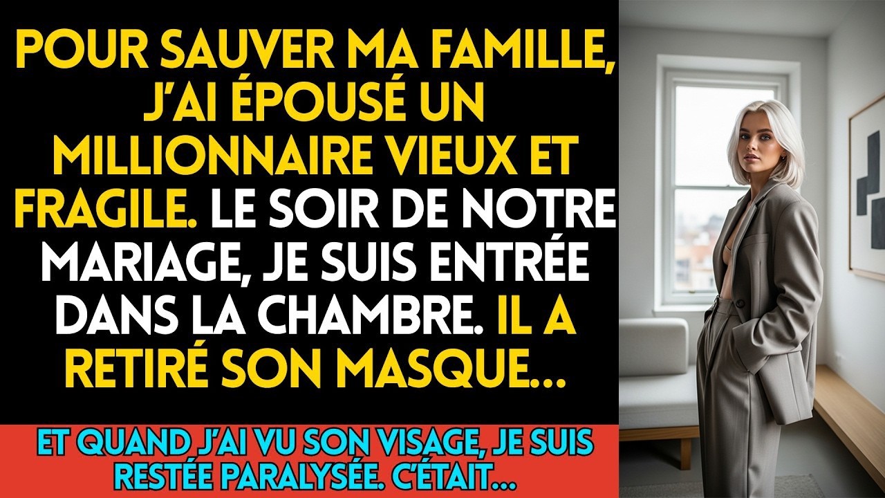 Quand Le Vieil Homme Que J’ai Dû Épouser Pour L’argent a Retiré Son Masque, J’ai Tout Compris