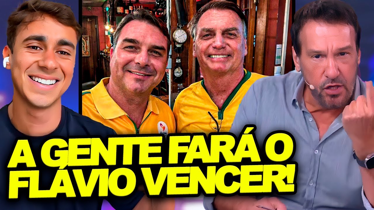 NIKOLAS FERREIRA ROMPE O SILÊNCIO E APOIA FLAVIO BOLSONARO PARA AS ELEIÇÕES DE 2026