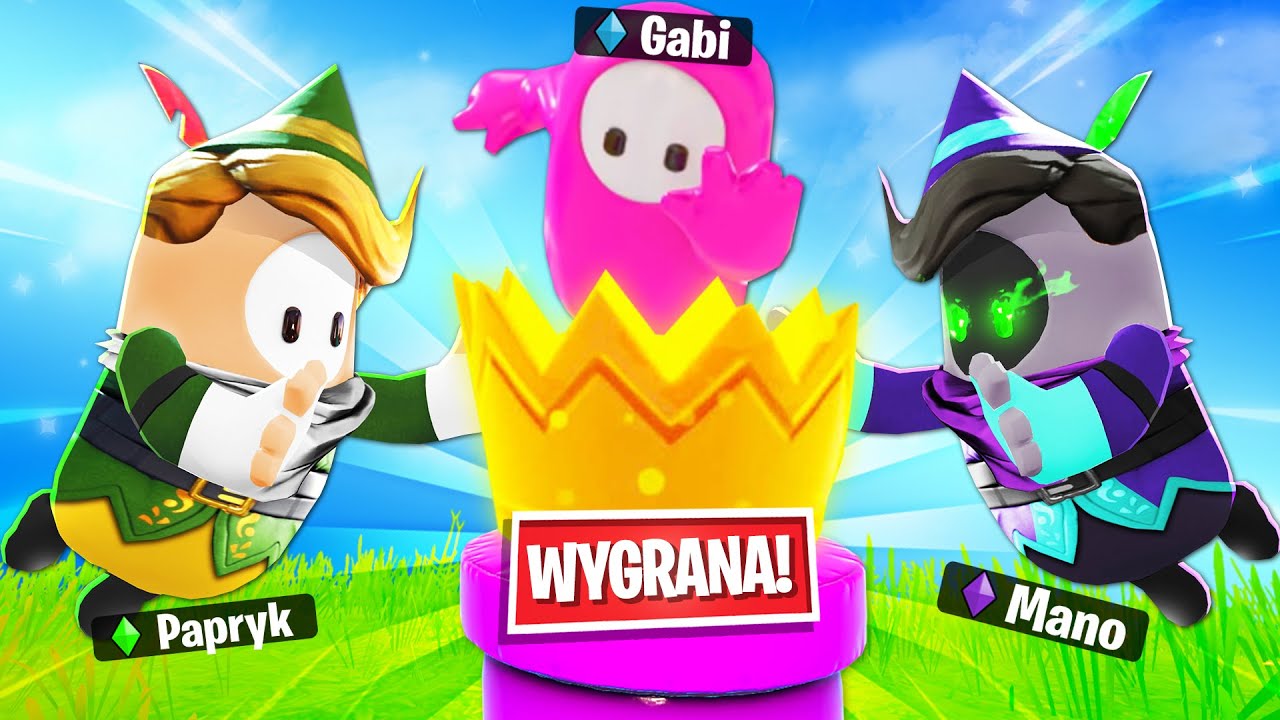 EKIPOWA walka o ZWYCIĘSTWO w Fall Guys ... (mega ŚMIESZNE!)