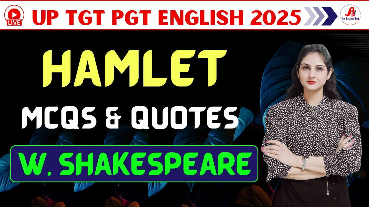 🔴Hamlet - Exam points & Important quotes 🔴William Shakespeare 🔴26April @ 11am