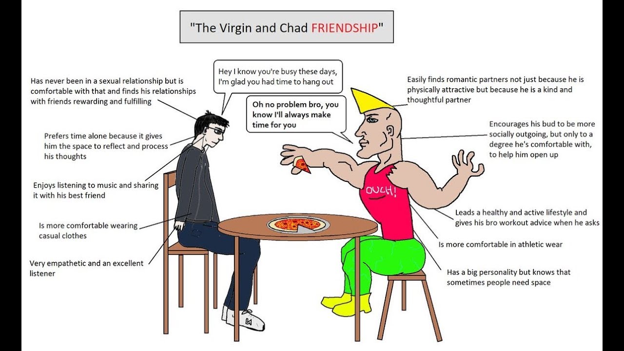 The Virgin and CHAD FRIENDSHIP