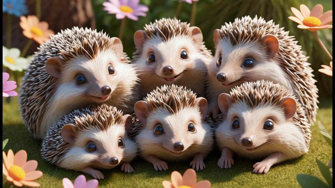 Five Little Hedgehogs Snuggle Snuggle Snug | Cozy Bedtime Song & Nursery Rhymes