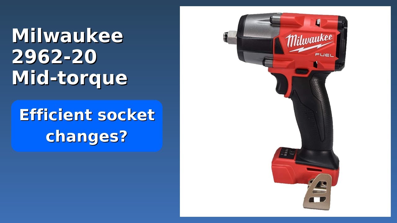 REVIEW (2025): Milwaukee 2962-20 Mid-torque Impact. ESSENTIAL details.
