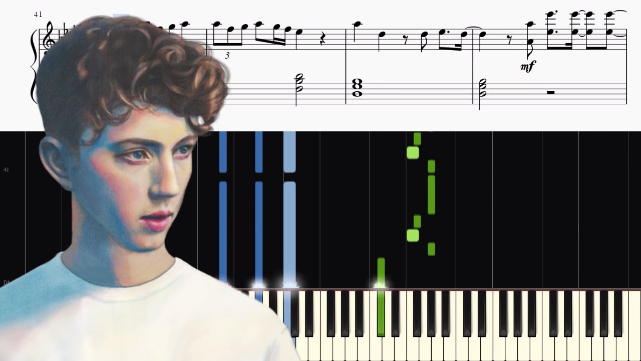 Troye Sivan - My My My! - Piano Tutorial + SHEETS