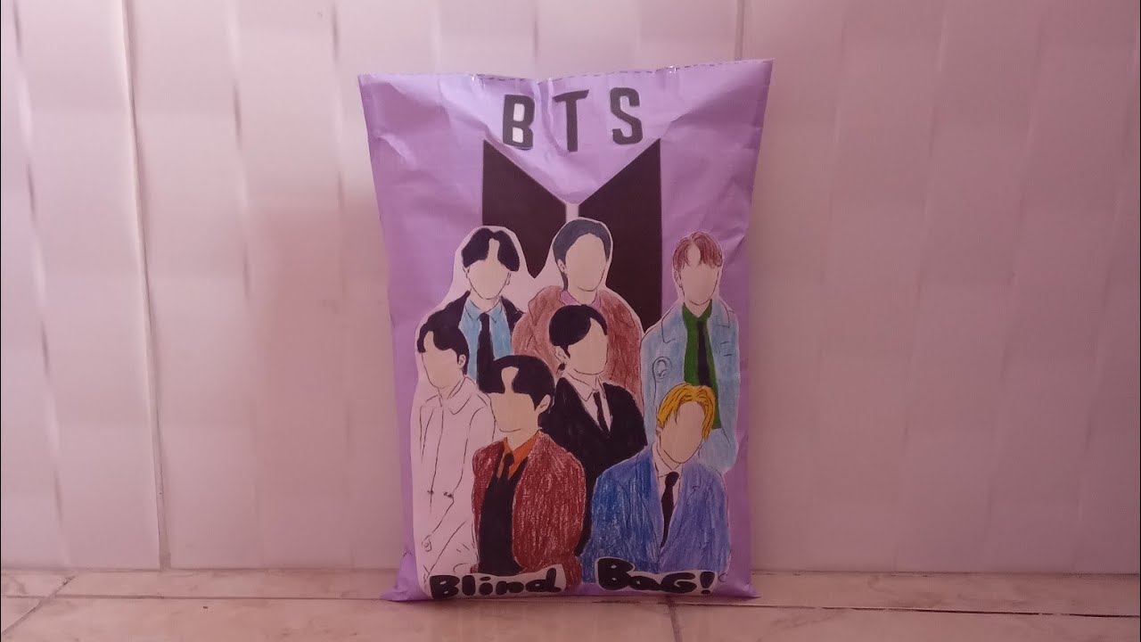 BTS blind bag!💜 #blindbag #papersquishy #bts  #kpop #asmr #papercraft #btsarmy #diy #unboxing 