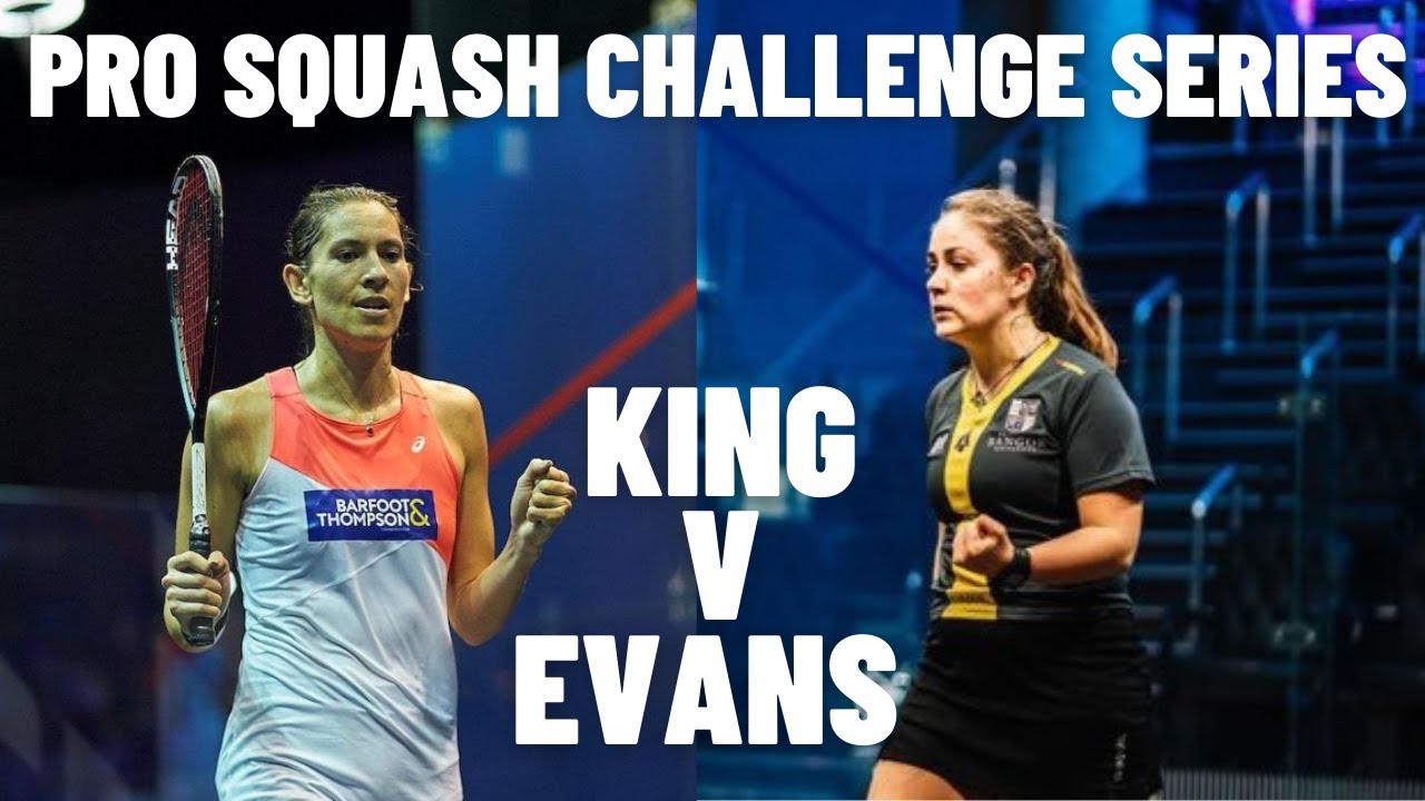 JOELLE KING v TESNI EVANS | PRO SQUASH CHALLENGE SERIES | Full Match Replay