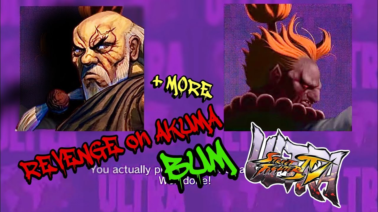 REVENGE on Akuma BUM 🥱 - USF4 Gouken Ranked Matches [ Comebacks & RAGE QUITS ]